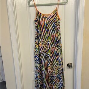 Trina Turk multicolored maxi sundress Resort wear sleeveless